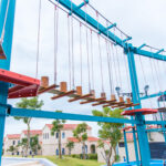 WINAM outdoor playground equipment with colourful EPDM rubber safety flooring, completed project 03 in Vietnam